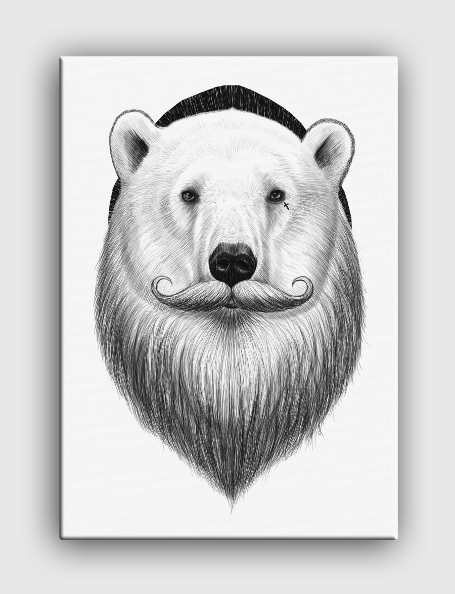 Bearded polar bear