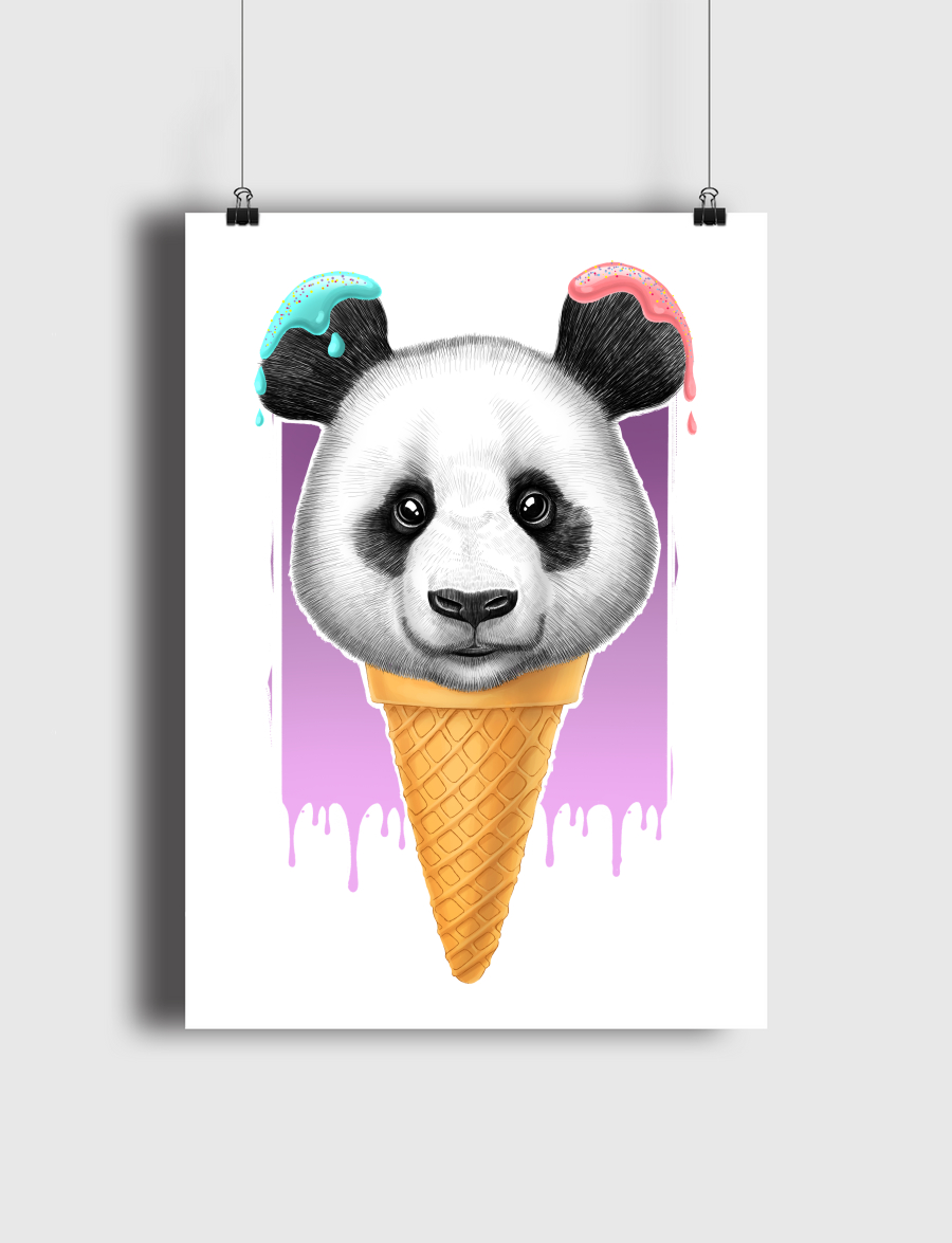 Panda ice cream