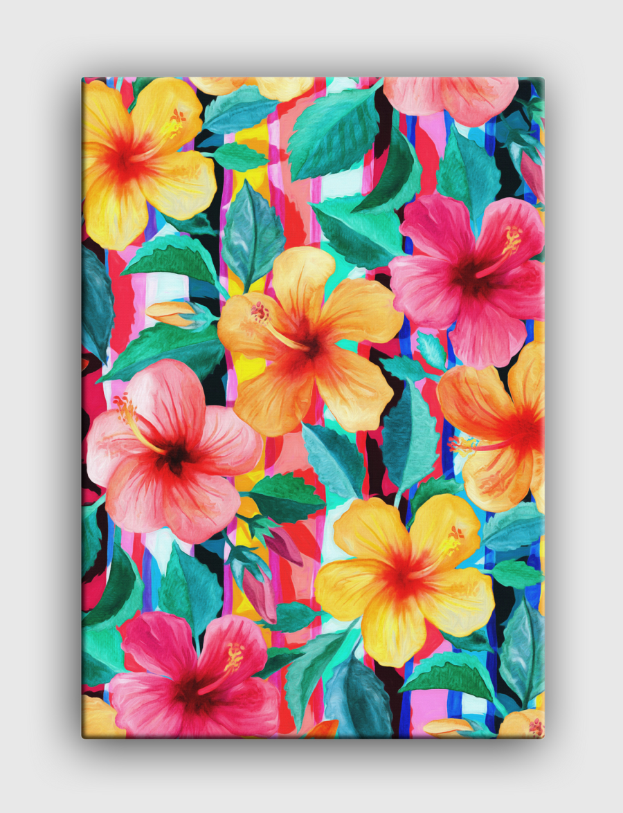 Maximalist Hibiscus Floral