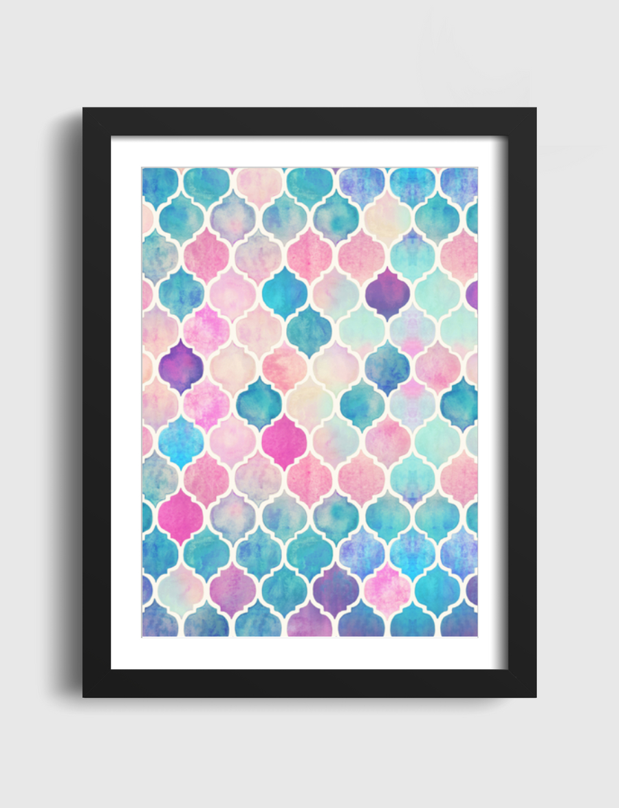 Pastel Watercolor Moroccan