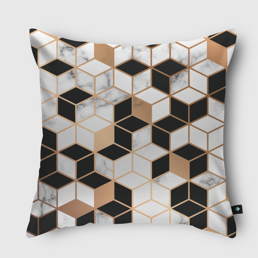 Marble and cube pattern