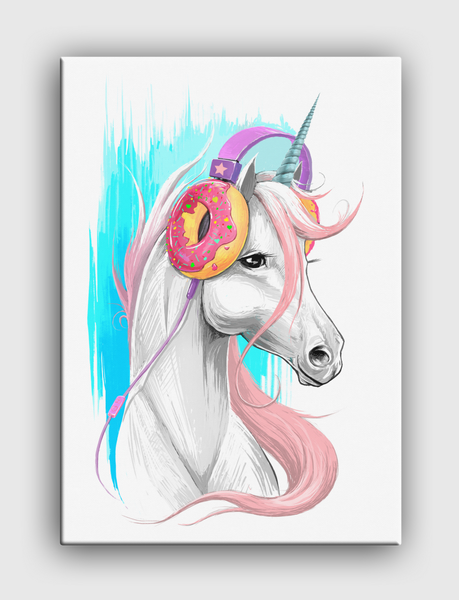 Unicorn in the headphones 