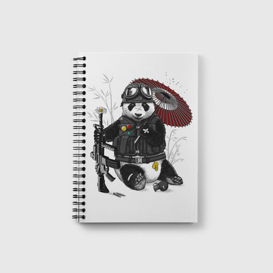 Biker panda