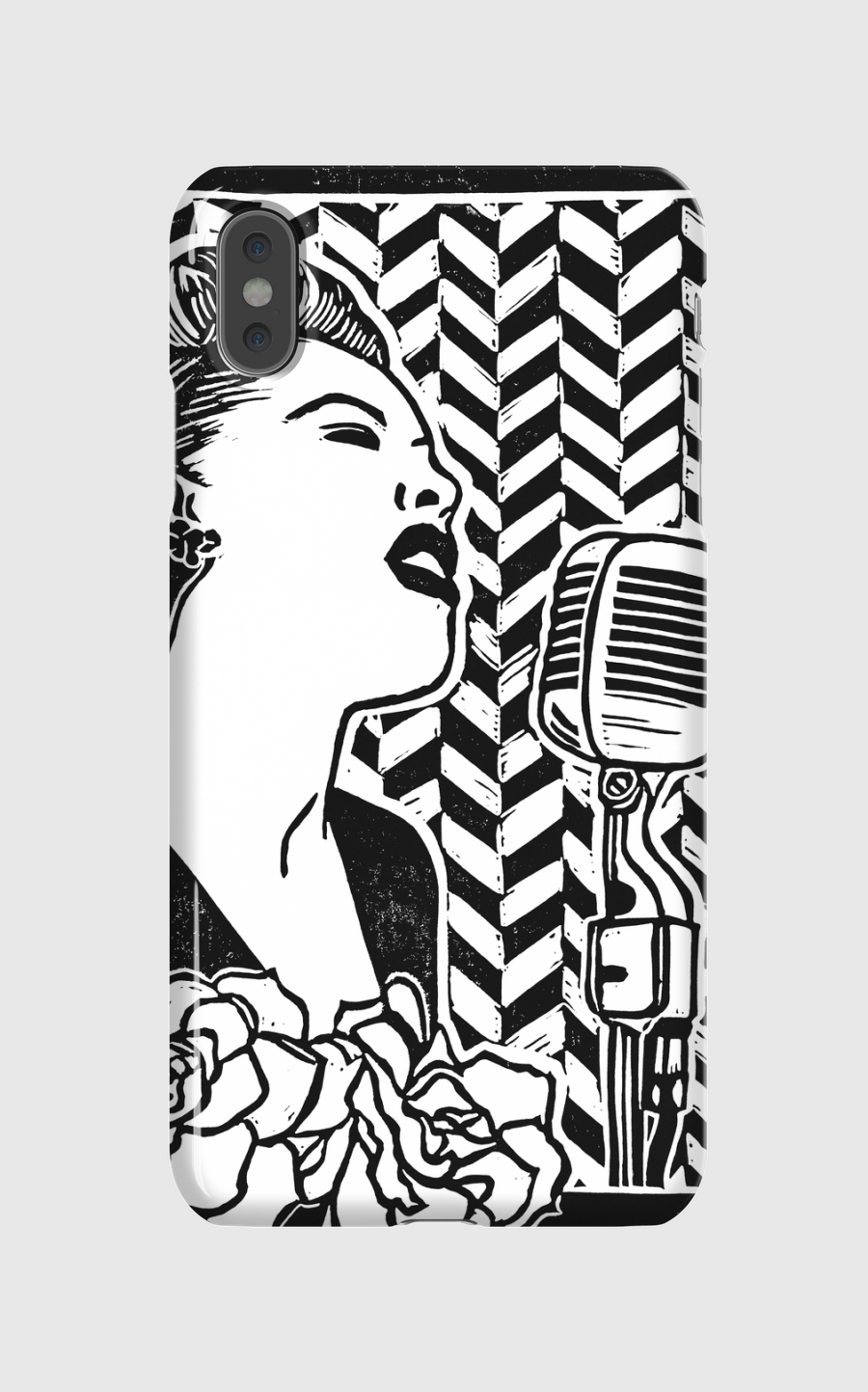 Billie Holiday Blockprint