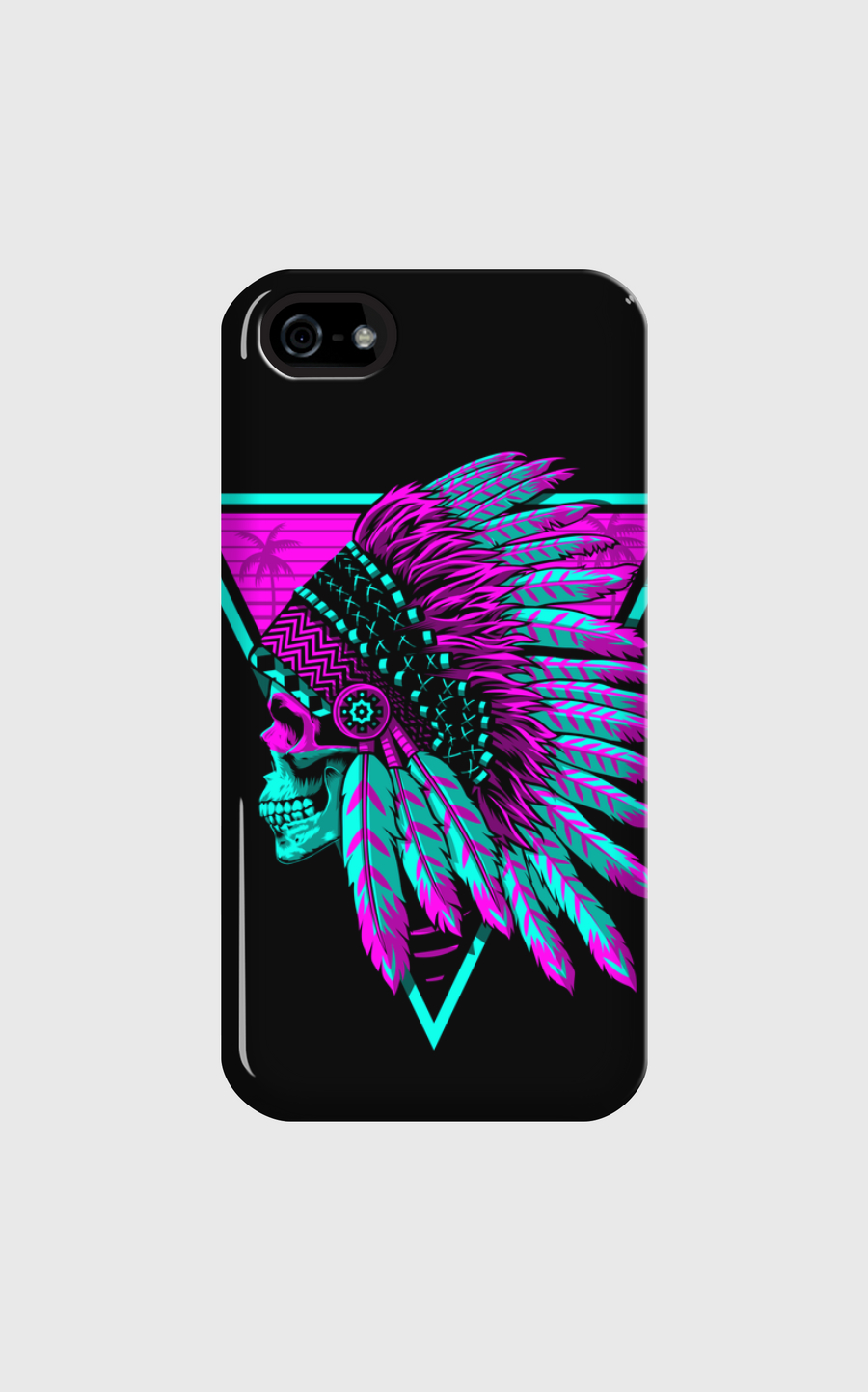 Retro Indian Skull