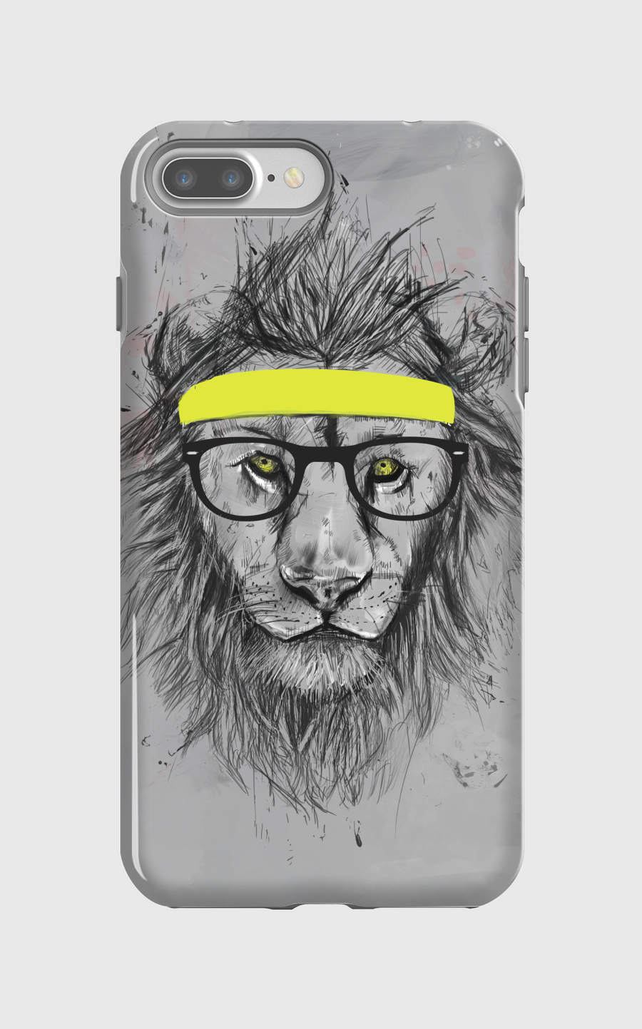 Hipster lion
