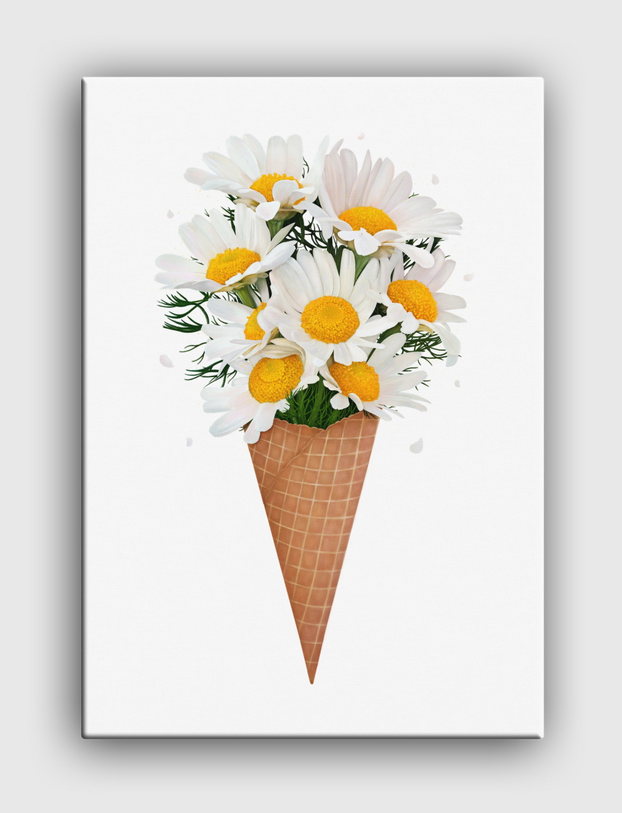 Ice cream with chamomile