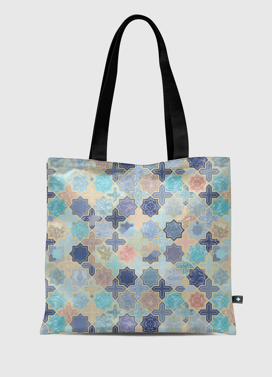 Blush & Blue Geometric