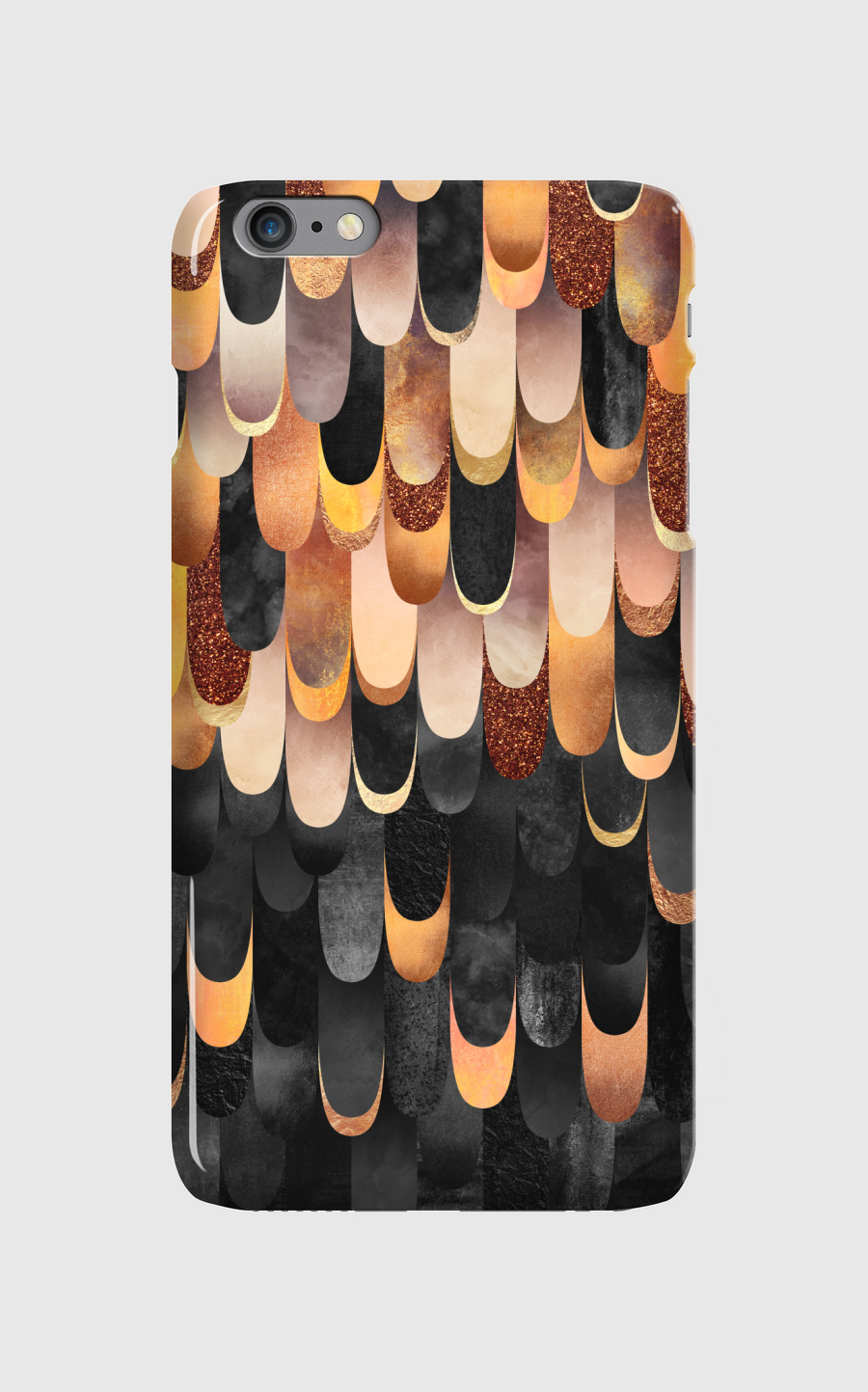 Feathered - Copper And Black