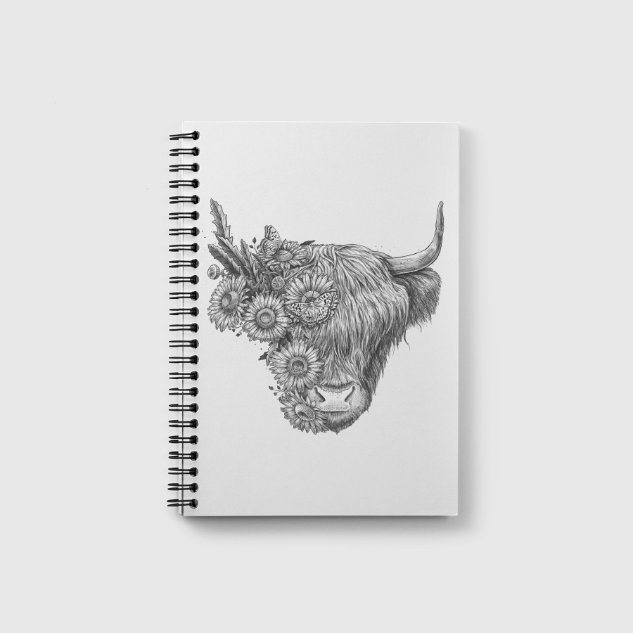 Floral bull