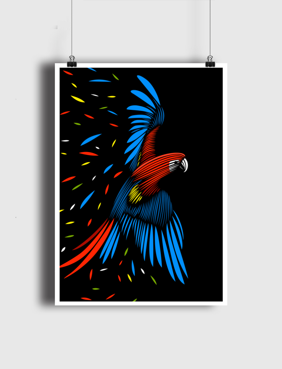 Tropical macaw lines