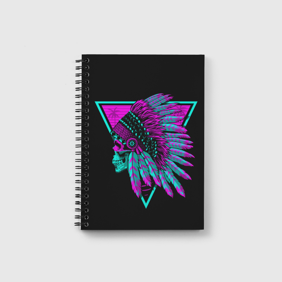 Retro Indian Skull