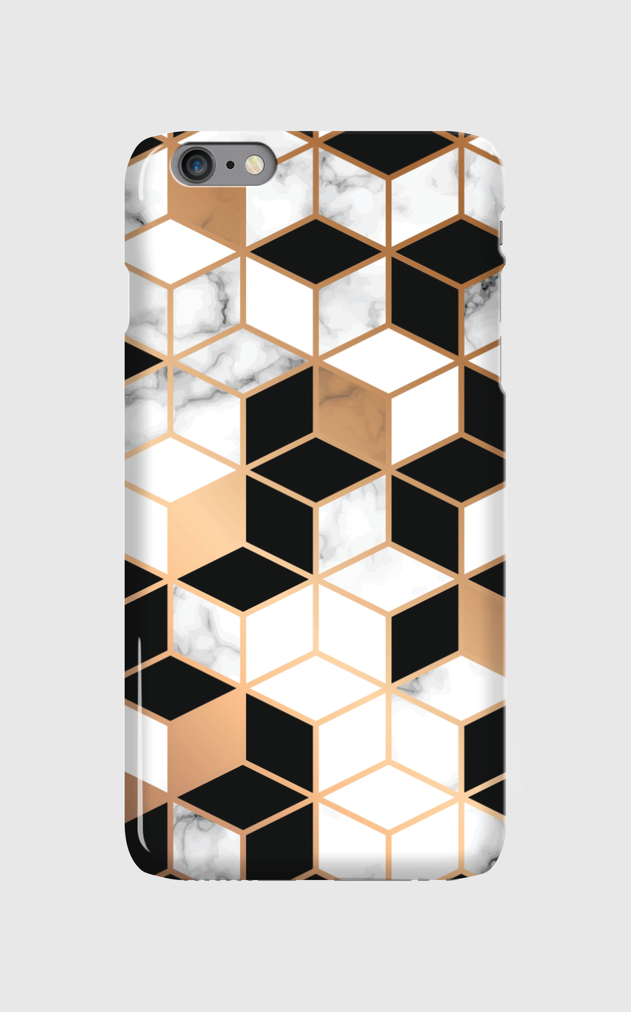 Marble and cube pattern
