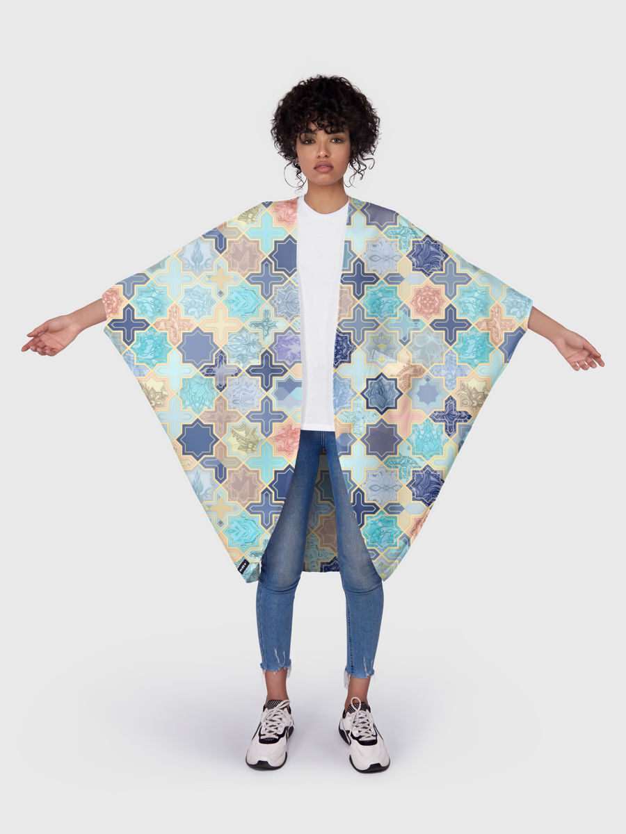 Blush & Blue Geometric