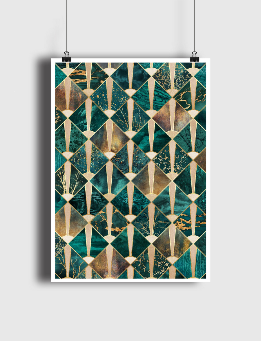 Art Deco Tiles - Ocean