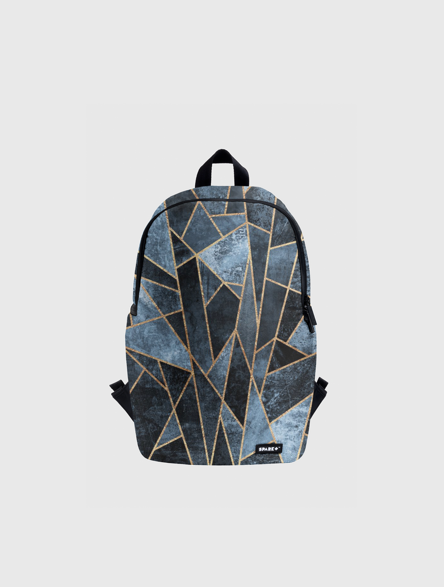 Shattered Soft Dark Blue