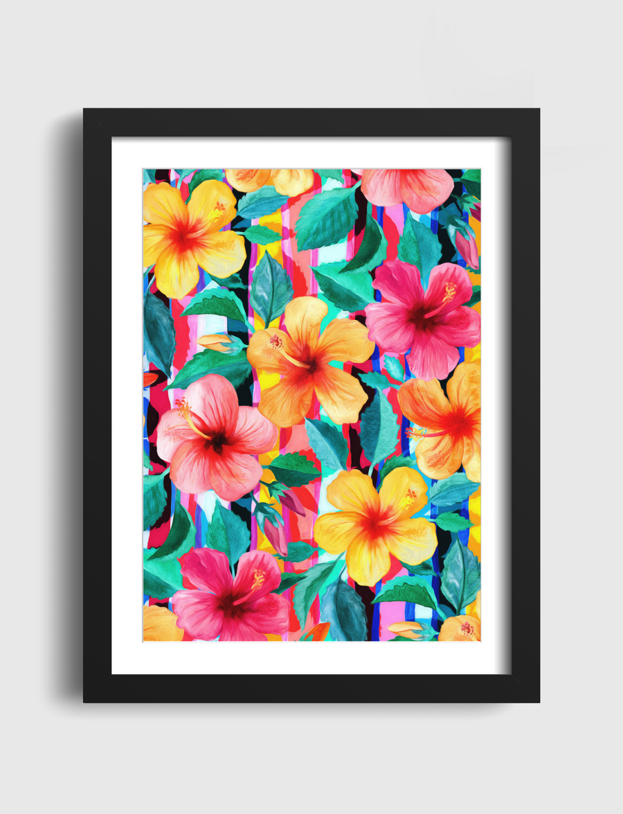 Maximalist Hibiscus Floral